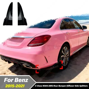 ชุดแต่งกันชนหลังข้างสำหรับรถยนต์เมอร์เซเดสเบนซ์ ซีคลาส W205 ซีดาน C180 C200 C260 C43 AMG ปี 2015 2016 2017 2018 2019 2020 2021 - Product Image 1