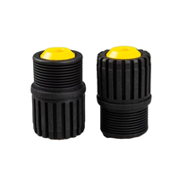 Embouts de rouleaux de convoyeur en plastique de 38 mm, 48 mm, 50 mm avec roulement à billes, capacité de charge de 50 kg, garantie d'un an