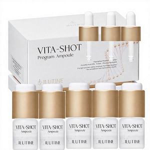 Ampolla Líquida Iluminadora, Blanqueadora y Antienvejecimiento, Tratamiento Facial para Manchas, Vitamina C, Pantenol, Ácido Hialurónico, Tratamiento de 4 Semanas - Product Image 1