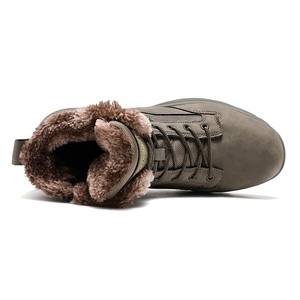 Botas de senderismo impermeables para hombre y <span class=keywords><strong>mujer</strong></span>, zapatos de invierno para caminar, escalar, senderismo, deporte de <span class=keywords><strong>montaña</strong></span> - Product Image 4