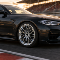 Jantes forgées en maille chromée personnalisées 17-24 pouces 5x112 5x114.3 5x120 pour voitures particulières Audi Mercedes-Benz BMW