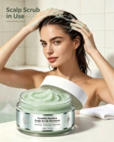 Shampoo exfoliant pour cuir chevelu à la Centella Asiatica OEM, nettoyage en profondeur, apaisant, anti-pelliculaire, pour cuir chevelu gras et irrité