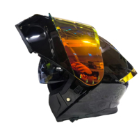 CL modèle UM109 Motocross double lentille Flip-Up casque de moto intégral ABS certifié DOT nouveau hommes femmes toutes saisons Double D