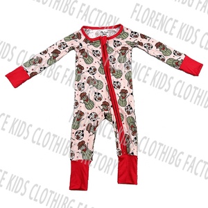 DH OEM Enfants Bambou Zippy Boîte Mystère Bébé Fermeture Éclair Barboteuse Bundle Styles Aléatoires Prêt à Expédier Logo Personnalisé - Product Image 2