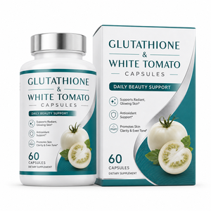 Estratto <span class=keywords><strong>di</strong></span> Pomodoro Bianco Standardizzato e Capsule <span class=keywords><strong>di</strong></span> Glutatione, 30 Dosi per Difesa Antiossidante Cellulare, Fornitura all'Ingrosso - Product Image 1