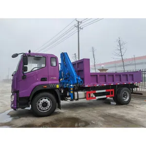 Foton 5ton 8 tonnes 10 tonnes grue montée sur camion avec crochet de briques