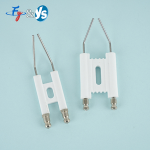 Électrodes d'allumage universelles de type H pour brûleur à mazout BT10 Électrode d'allumage en céramique à double broche Siamois à trois trous - Product Image 5