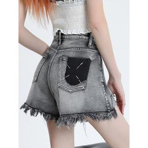 Taille haute court Jean pantalon femme nouveau en Denim Shorts pour femmes poche classique chaud XXL Streetwear esthétique été Jorts pas cher - Product Image 2
