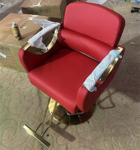 Sillas de Peluquería, Sillas de Peluquería Elevables y Giratorias de Acero Inoxidable para Corte y Estilismo, Silla de Barbero al por Mayor - Product Image 5