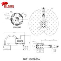 Robot textile domestique à quatre axes, durable, à prix abordable, facile à installer, avec des vitesses de joint rapide