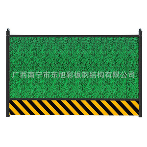 Panneau sandwich à motif herbe verte 2000 mm en acier galvanisé, résistant à l'eau, pour barrière de construction extérieure - Product Image 1