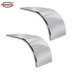 Demi garde-boue droit de basse baisse d'acier inoxydable de 80 pouces 304 pour des accessoires de camion - Product Image 2