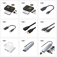 Adaptateur convertisseur de câble HDMI vers VGA AV Type-C USB C 1080P 4K 8K pour PC, ordinateur portable, téléphone, moniteur, projecteur