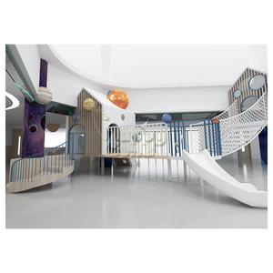 Casa de Juegos de Madera Combinada para Interiores, Personalizada por Fábrica China, Tobogán para Niños, Parque Infantil al Aire Libre, <span class=keywords><strong>Museo</strong></span> de Ciencias - Product Image 2