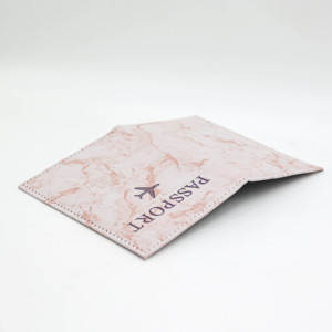 Housse de <span class=keywords><strong>Passeport</strong></span> Sacs à Certificats en Cuir PU, Porte-<span class=keywords><strong>Passeport</strong></span> Portable pour Hommes et Femmes en Voyage, Porte-<span class=keywords><strong>Passeport</strong></span> Doré - Product Image 5