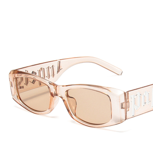 人気のインデザイナーサングラスメンズサングラスレターヴォーグプリントカスタムロゴシェードパーソナリティlentes de sol kacamata - Product Image 5