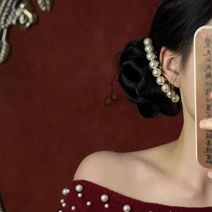 Épingle à cheveux en U pour femme, luxe léger, entièrement perlée, pour mariage, usage quotidien, chignon, accessoires capillaires Maruko, épingles à cheveux pour filles - Product Image 6