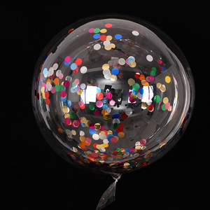 <span class=keywords><strong>Ballon</strong></span> <span class=keywords><strong>à</strong></span> bulles transparent personnalisé de 18 pouces <span class=keywords><strong>avec</strong></span> confettis colorés <span class=keywords><strong>à</strong></span> <span class=keywords><strong>l</strong></span>'<span class=keywords><strong>intérieur</strong></span> pour décorations de fête - Product Image 2