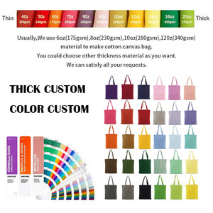 Borsa Shopper Riutilizzabile in Tela di Cotone con Manici per Artigianato, <span class=keywords><strong>Fai</strong></span>-da-Te, Regali, Sublimazione, Pubblicità e Promozione - Product Image 4