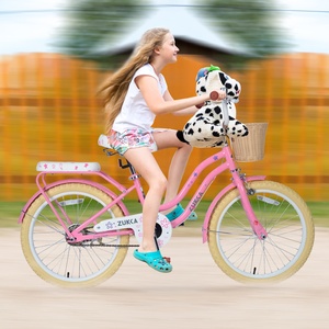 Vélo pour enfants ZUKKA <span class=keywords><strong>20</strong></span> <span class=keywords><strong>pouces</strong></span>, cadre en acier, vitesse unique, pour garçons et filles âgés de 7 à 10 ans, vélo pour enfants avec frein à bande - Product Image 4