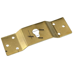 JIATAI JT-0000 kruistik kait tersembunyi aksesori perangkat keras enam lubang besar emas gantung plak kait dinding dipertebal kait besi - Product Image 1