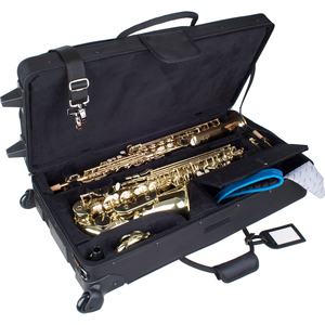 Valise à main pour saxophones de grande taille personnalisée Mallette pour instruments de musique Sacoche pour saxophone <span class=keywords><strong>alto</strong></span> soprano avec roulettes - Product Image 3