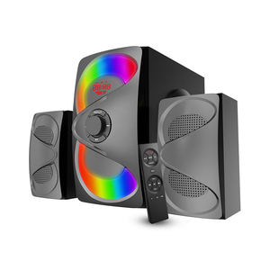 Haut-parleur de karaoké avec subwoofer 5,25 pouces à affichage LED multicolore, amplificateur, système de haut-parleurs multimédia pour cinéma maison - Vente flash - Product Image 6