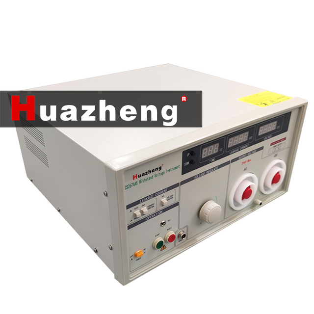 Huazheng Programmable Withstand Voltage Tester 5kV Ac Hipot Tester High Voltage Electrical Safety Analyzer