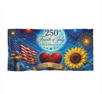 Serviette de bain absorbante à séchage rapide en microfibre douce, 250e anniversaire américain, couverture de plage avec drapeau américain pour la natation