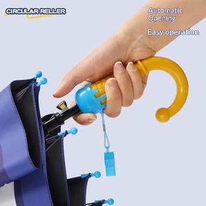 <span class=keywords><strong>Parapluie</strong></span> automatique à long manche pour enfants, motif dessin animé, pour élèves du primaire de 6 à 12 ans, imperméable, personnalisable - Product Image 3