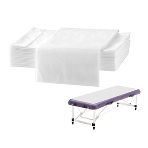 Drap <span class=keywords><strong>de</strong></span> <span class=keywords><strong>lit</strong></span> jetable non tissé en PP SMS, imperméable, antistatique, écologique, 300TC, <span class=keywords><strong>80x200</strong></span>, taille complète, pour hôpital, spa, massage - Product Image 1