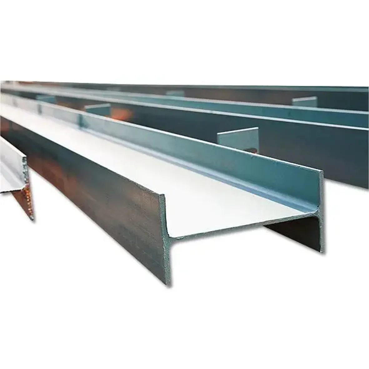 Vigas de acero estructural tamaño estándar galvanizado H-beam precio por tonelada H viga de hierro i acero