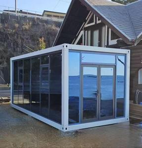 Hiện đại 40ft thép mạ kẽm prefab nhà có thể tháo rời để sử dụng ngoài trời-cho khách sạn biệt thự kho văn phòng container phòng tập thể dục cửa hàng - Product Image 6