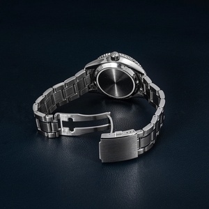 Özel Tasarım Logolu Sınırlı Sayıda Lüks Otomatik Safir Analog 20 Bar Paslanmaz Çelik Miyota 9075 GMT Dalgıç Saati - Product Image 5