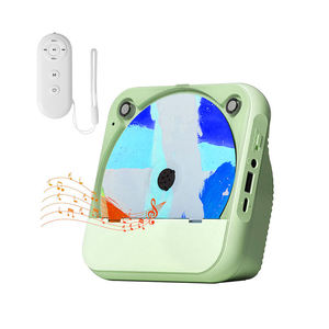 Lecteur CD portable avec panneau artistique coloré, haut-parleur intégré, Bluetooth, USB, rechargeable, télécommande, lecteur de musique, directement de l'usine - Product Image 1