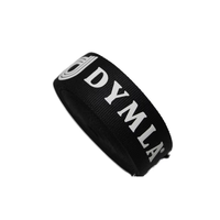 Sangle en polyester imprimée à haute résistance, personnalisée, épaisse, noire, 100% polyester, pour sangle de sac