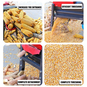 Mới được thiết kế Ngô pháo Kích Máy Ngô Ngô tuốt lúa máy hộ gia đình nhỏ Ngô tuốt lúa hoàn toàn tự động - Product Image 5
