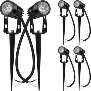 IP65 NGOÀI TRỜI 3W Led Garden Spot Spike Lights 12V Điện Áp Thấp LED Chiếu Sáng Vườn Cho Sân Vườn