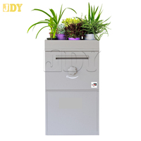 Boîte aux lettres personnalisée imperméable brevetée JDY avec application POST, construction en acier galvanisé, capacité de 100 L