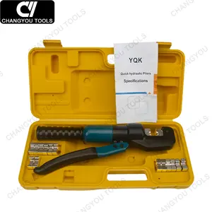 Cable Crimping Tool Good Quality YQK-70 10 Tons Hydraulic Wire Battery Cable Lug Terminal Crimper Crimping Tool With 9 Pairs Of Dies