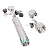 Muestreador de Aire de Pistón AWD-PS-01 ASTM D3700 y D1265 GS para Cilindro de Muestreo de Aire y Aceite de Alto Volumen de Acero Inoxidable Portátil