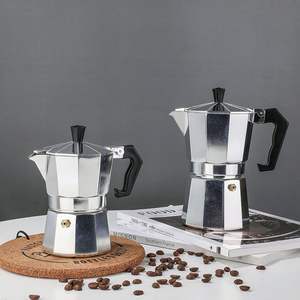 Cafeteras Mocha de Fácil Montaje para Estufa, Clásicas Cafeteras Italianas para el Hogar y Camping con Anillos de <span class=keywords><strong>Goma</strong></span> - Product Image 5