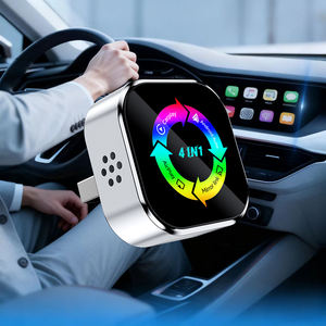 Mini Adaptador Dongle Carplay 4 en 1 Plateado, Personalizable de Fábrica, Convierte Carplay Inalámbrico USB, Android Auto, Mirror Link, Airplay - Product Image 1