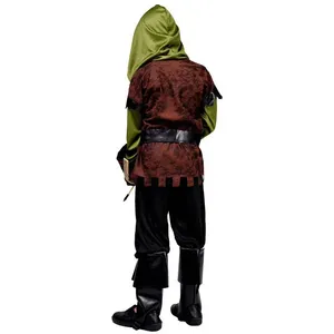 <span class=keywords><strong>Costume</strong></span> da <span class=keywords><strong>Robin</strong></span> Hood per Bambini, Travestimento da Arciere per Halloween, Purim e Feste in Maschera - Product Image 3