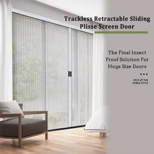 Pantalla retráctil personalizada <span class=keywords><strong>para</strong></span> <span class=keywords><strong>puerta</strong></span> de insectos Moustiquaire, <span class=keywords><strong>puerta</strong></span> deslizante sin rieles <span class=keywords><strong>para</strong></span> Patio, moscas y insectos - Product Image 2