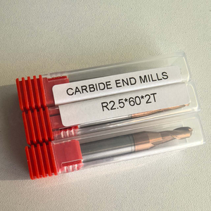 Fresas de Carburo de Alta Calidad R2.5x60x2T con Recubrimiento TiSin, Garantía de 3 Años, Herramientas de Fresado CNC en Existencia, Fabricadas en China, VALAX TOOLS, ODM, OEM - Product Image 2
