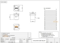 Adaptateur de passage femelle-femelle de type D pour interface multimédia haute définition, montage sur panneau