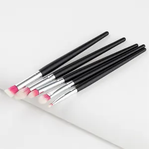 High Quality Eyeshadow Makeup Brushes 5Pcs Natural Hair Eyeliner Eyebrow Eyelash Makeup Brushes Set