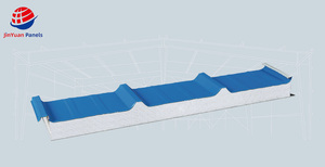 Oferta Caliente: Lámina de <span class=keywords><strong>Techo</strong></span> Sándwich de Espuma EPS Azul Moderna, <span class=keywords><strong>Techo</strong></span> de Acero Galvanizado Corrugado, Aislamiento Térmico y Acústico para Almacenes - Product Image 3