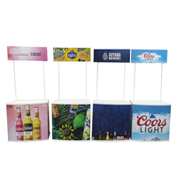 Portable En Aluminium Promotion Comptoir Table PP Bureau En Plastique Présentoir Ventes Marketing Exposition Stand Bureau Ventes